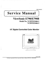 ViewSonic VCDTS21466-2 Service Manual
