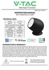 V-TAC VT-5152 Instruction Manual