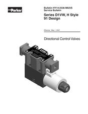 Parker D1VW004CNYGF561M Service Bulletin