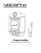 VocoPro ProjectorOke Owner's Manual
