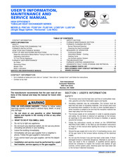 York LL8S UH Series User's Information, Maintenance And Service Manual