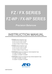 A&D FZ-154 Instruction Manual