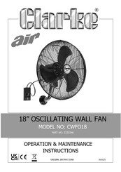 Clarke CWFO18 Operation & Maintenance Instructions Manual