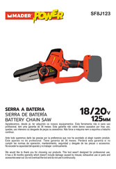 MADER POWER SF8J123 Instruction Manual