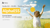 AlphaESS Smile G3-B5 Training Program