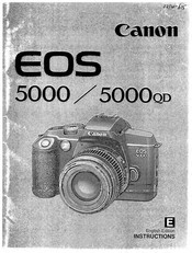 Canon EOS 5000 Instructions Manual