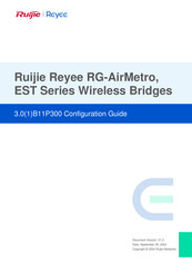 Ruijie Reyee RG-EST100-E Configuration Manual