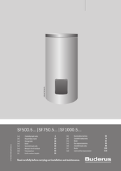 Buderus SF750 5 Series Manual