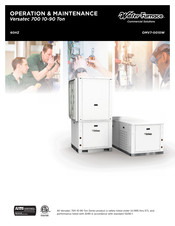 WaterFurnace Versatec 700 Operation & Maintenance Manual