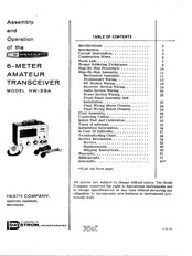Daystrom HEATHKIT HW-29A Assembly And Operation Manual