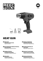Meec tools 014484 Operating Instructions Manual