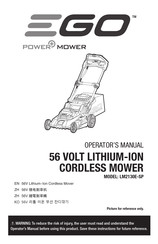 EGO POWER+ LM2130E-SP Operator's Manual