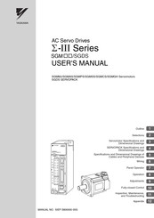 YASKAWA Sigma-III SGMMJ User Manual