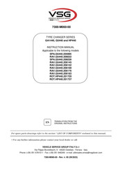 Dover VSG SPA.G5440.205995 Instruction Manual
