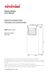 Toyotomi RUBI TPAC-09C User Manual