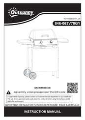 Outsunny 846-063V70GY Instruction Manual