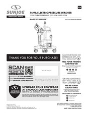 sunjoe SPX3000-QW1 Original Instructions Manual
