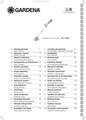 Gardena PowerTrim 30/18V P4A Operator's Manual