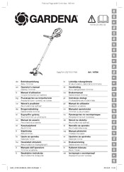 Gardena EasyTrim 25/18 V P4A Operator's Manual
