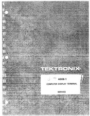 Tektronix 4006-1 Service Manual