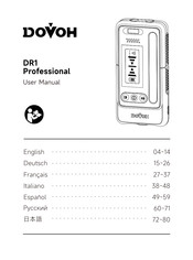 DOVOH DR1 Professional User Manual