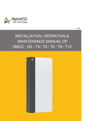 Alpha ESS SMILE-G3-T5 Installation, Operation & Maintenance Manual
