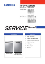 Samsung DW80J3020US Service Manual