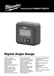 Milwaukee DIGITAL ANGLE GAUGE Original Instructions Manual