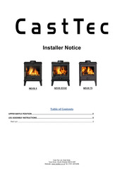 Cast Tec Nevis 5 Installation Notice