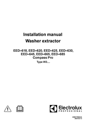 Electrolux Professional Compass Pro EED-618 Installation Manual
