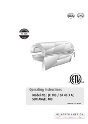 JK-Products Ergoline SUN ANGEL 400 Operating Instructions Manual