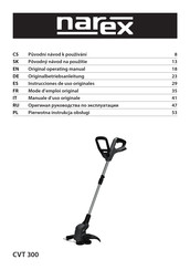 Narex CVT 300 Original Operating Manual