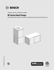 Bosch RL018 Installation, Operation And Maintenance Manual