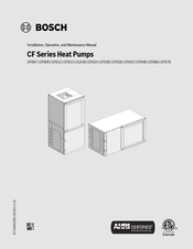 Bosch CF015 Installation, Operation And Maintenance Manual