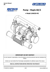 Carlisle Fluid Technologies BINKS Maple 60/3 Service Manual