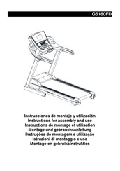 BH FITNESS G6180FD Instructions For Assembly And Use