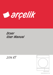 arcelik 2774 KT User Manual