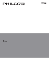 Philco PCD7H User Manual