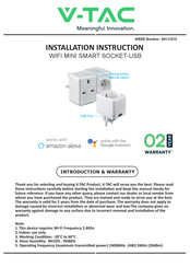 V-TAC 8416 Installation Instruction