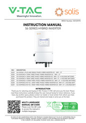 V-TAC Solis S6-EH3P12K02-NV-YD-L Instruction Manual