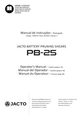 Jacto PB-25 Operator's Manual