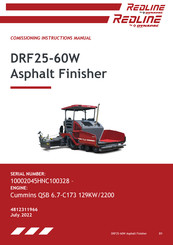 Dynapac REDLINE DRF25-60W Instruction Manual