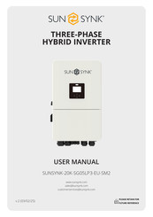 SunSynk SUNSYNK-20K-SG05LP3-EU-SM2 User Manual