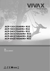 Vivax ACP-36CC105AERI+ R32 Manual