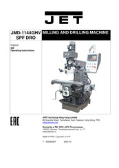 Jet JMD-1144GHV SPF DRO Operating Instructions Manual
