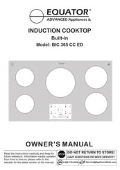 Equator BIC 365 CC ED Owner's Manual