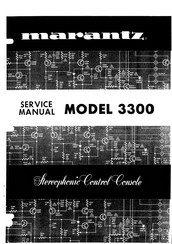 Marantz 3300 Service Manual