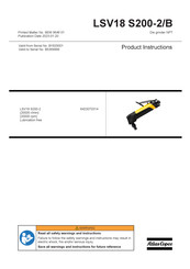 Atlas Copco LSV18 S200-2/B Product Instructions