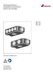 Maico MF-V 63 Installation Instructions Manual