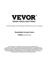 VEVOR HD055B24003 Manual